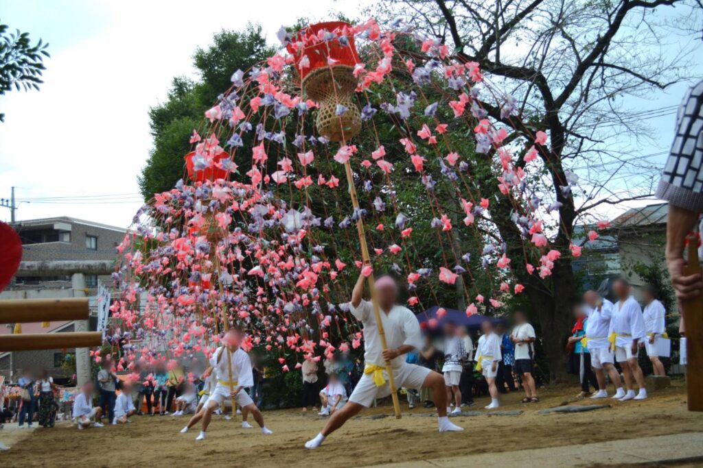 例大祭　花籠