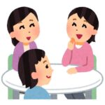 茶話会　イラスト