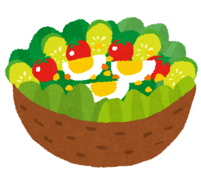 サラダのイラスト