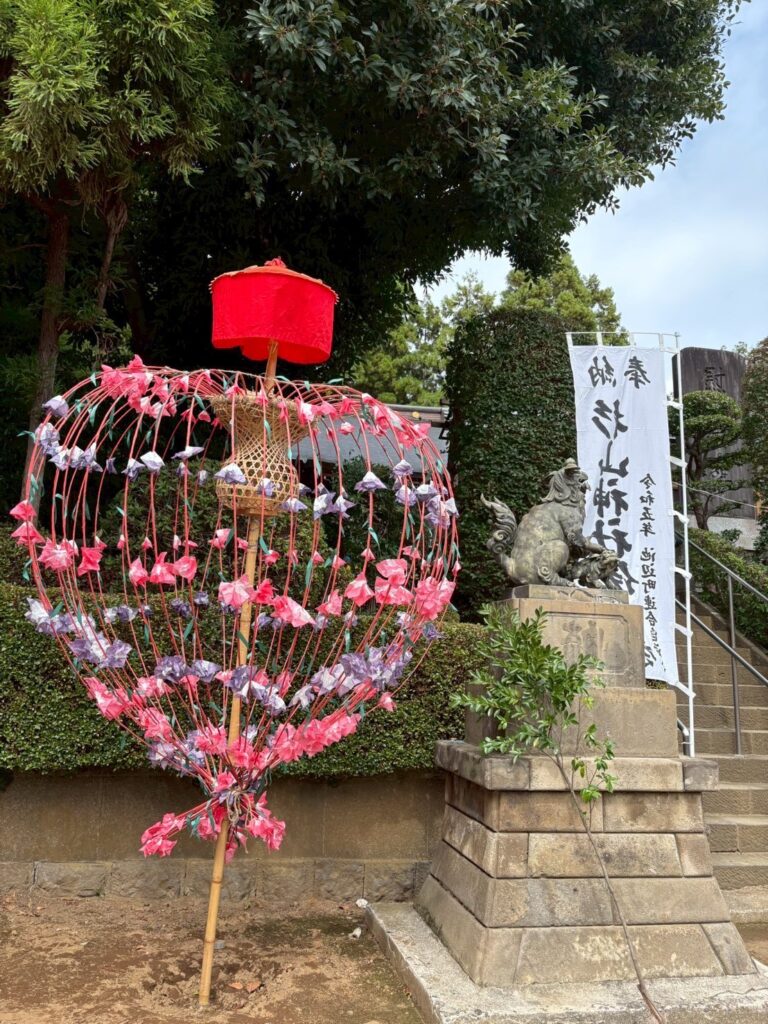 待機中の花籠