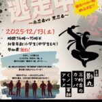 どろんここぶた　逃走中　チラシ