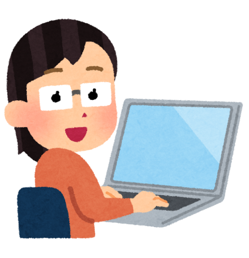 女性ライターのイラスト