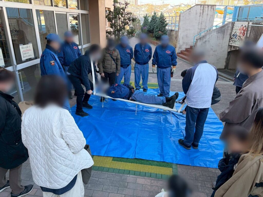 救護活動の訓練