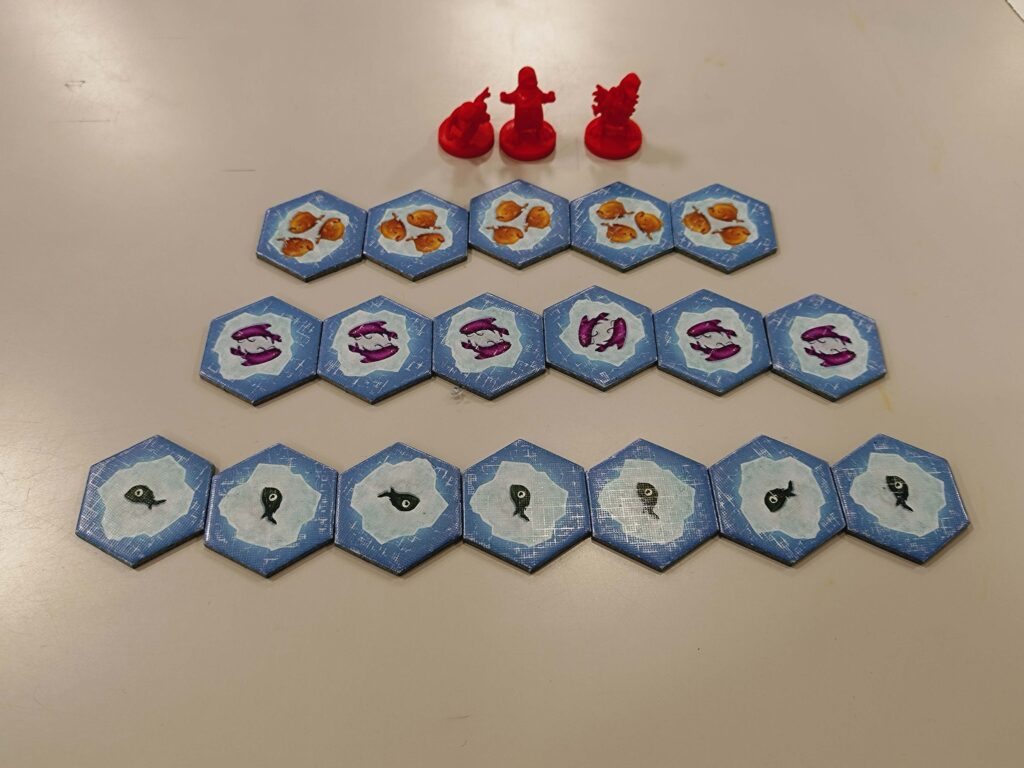 「それは俺の魚だ！」獲得した魚の駒